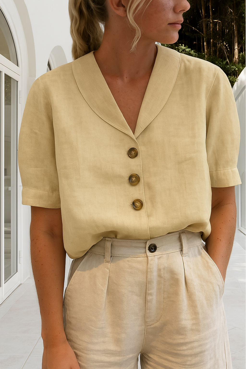 Dely - Blusa elegante Aviero Madrid