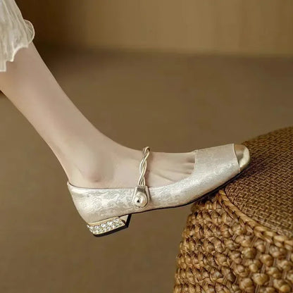 Estelle - Leather Mary Janes CØDE Toronto