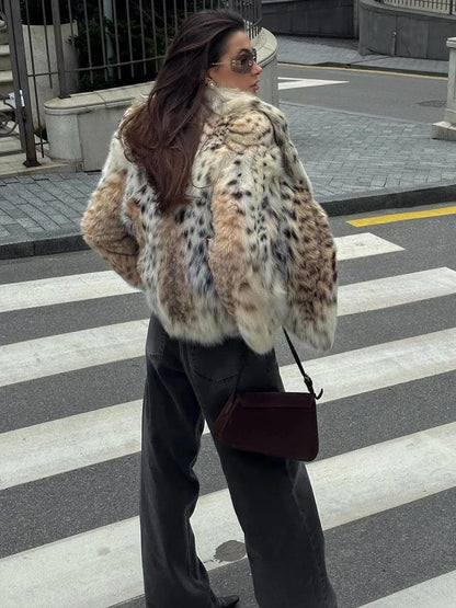Abrigo animal print Aviero Madrid