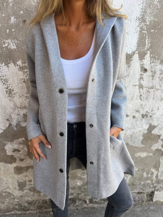 Fernanda™ | Chaqueta con Capucha Elegante Aviero Madrid